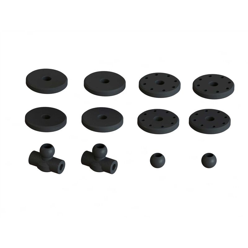 Shock Set Bore:16mm, Length:115mm Oil:1000cSt