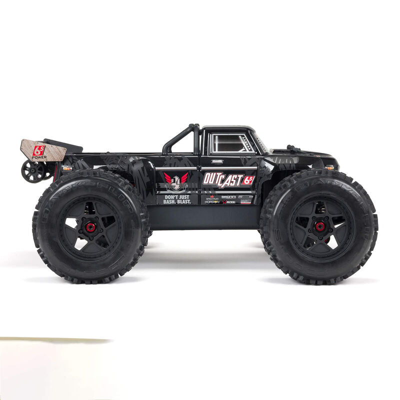 OUTCAST 6S 4WD BLX 1/8 EXB Stunt Truck RTR Black