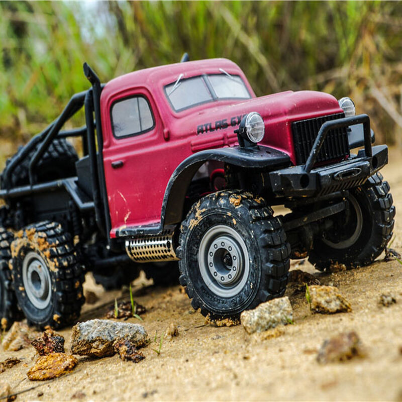 1/18 Atlas 6x6 Rock Crawler RTR: Red