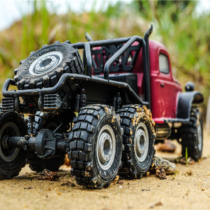 1/18 Atlas 6x6 Rock Crawler RTR: Red
