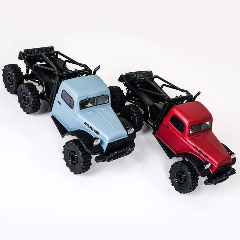 1/18 Atlas 6x6 Rock Crawler RTR: Red