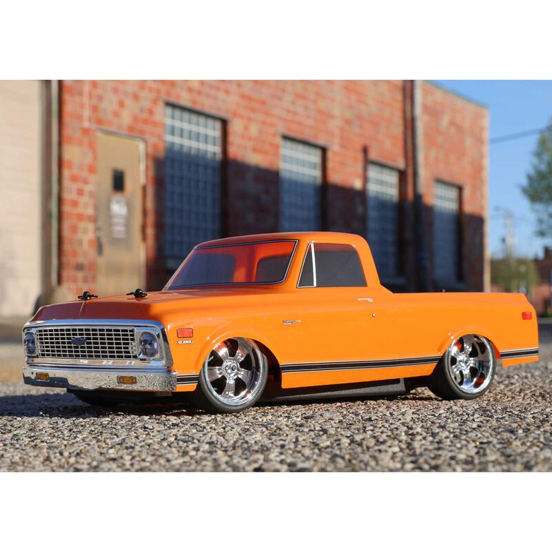 1972 Chevy C10 Pickup, 1/10 AWD V100 RTR, Orange
