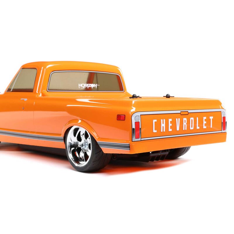 1972 Chevy C10 Pickup, 1/10 AWD V100 RTR, Orange