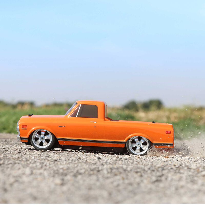 1972 Chevy C10 Pickup, 1/10 AWD V100 RTR, Orange