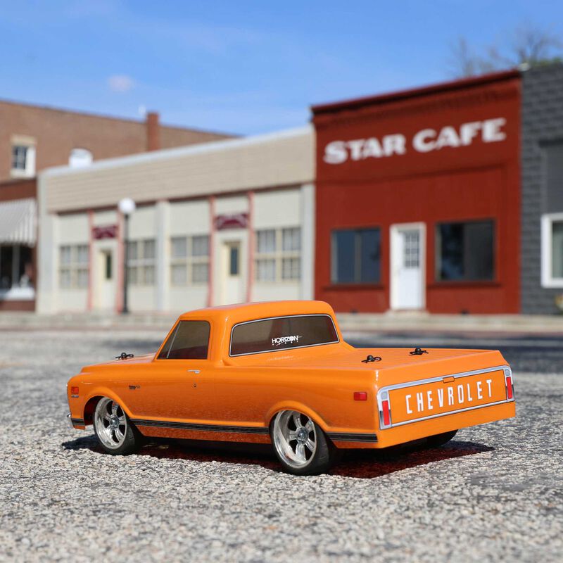 1972 Chevy C10 Pickup, 1/10 AWD V100 RTR, Orange