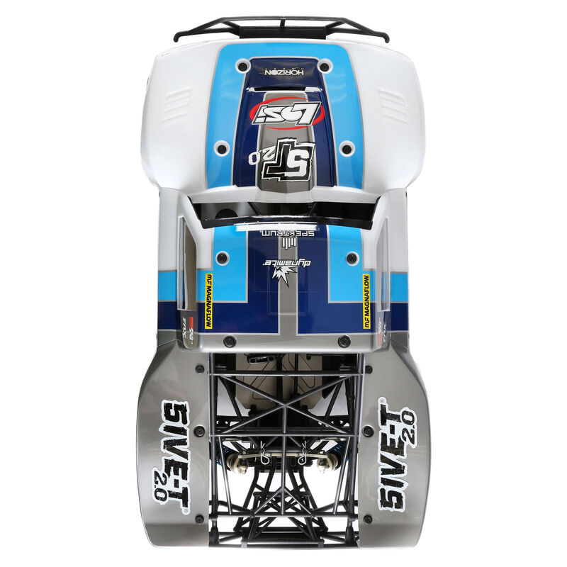 5IVE-T 2.0 V2: 1/5 4wd SCT Gas BND: Gry/Blu/Wht