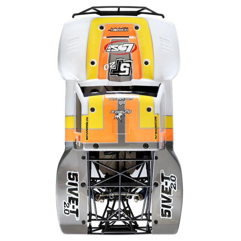 5IVE-T 2.0 V2: 1/5 4wd SCT Gas BND: Gry/Blu/Wht