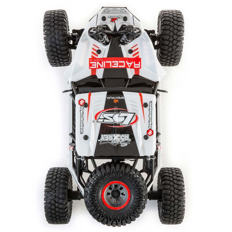 Super Rock Rey: 1/6 4WD Elec Rock Racer, RTR White