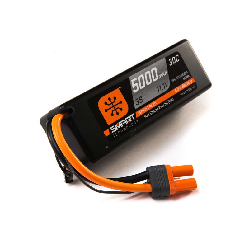 5000mAh 3S 11.1V Smart LiPo 30C Hardcase; IC5