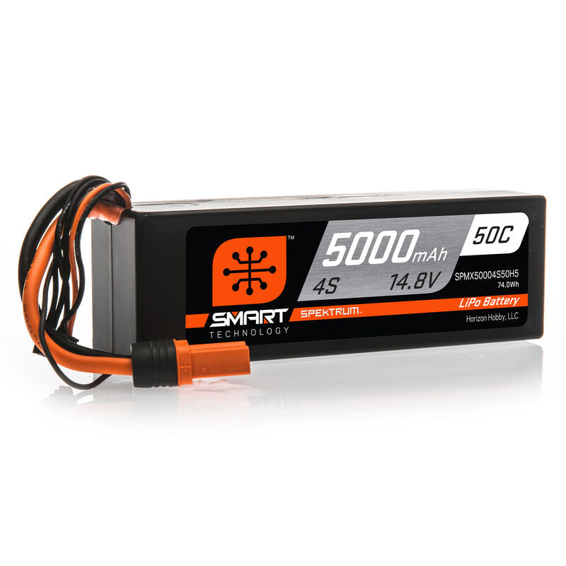 5000mAh 4S 14.8V 50C Smart LiPo Hardcase; IC5