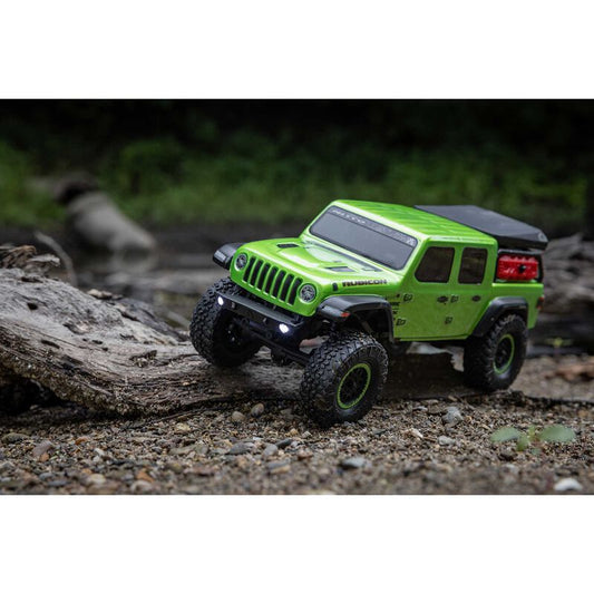 1/24 SCX24 Jeep JT Gladiator 4WD Rock Crawler Brushed RTR, Green