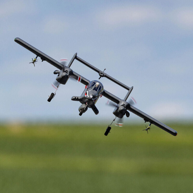 E-flite Micro OV-10 Bronco 645mm BNF Basic with AS3X and SAFE Select