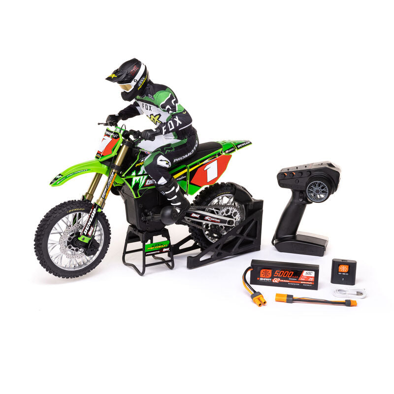 Promoto 1/4 Promoto-MX Motorcycle RTR with Battery and Charger, Pro Circuit ...