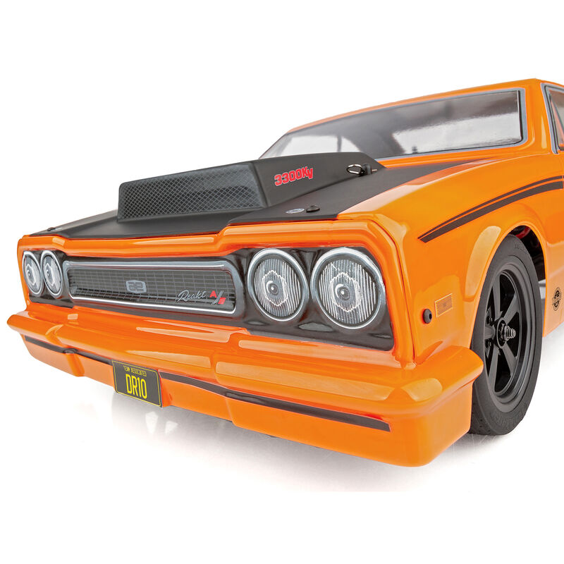 1/10 DR10 2WD Drag Race Car Brushless RTR, Orange