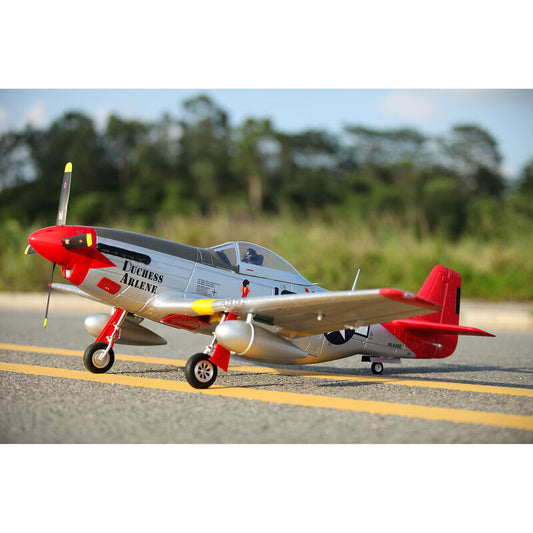 P-51D, Red Tail, V8, PNP, 1400mm