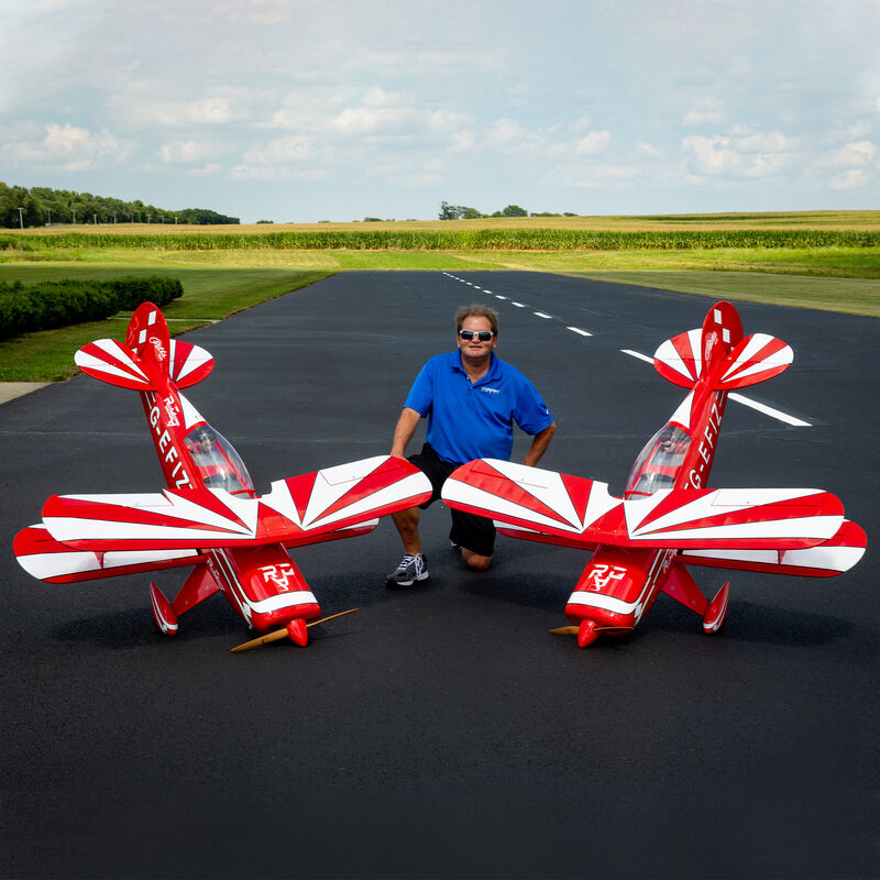 Hangar 9 Pitts S-2B 50-60cc w/ DLE60cc Twin Engine