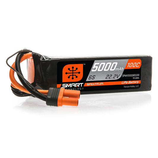 22.2V 5000mAh 6S 100C Smart LiPo Battery: IC5 GENERACION 1