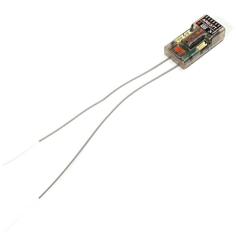 AR637T 6 Channel SAFE and AS3X Telemetry Receiver