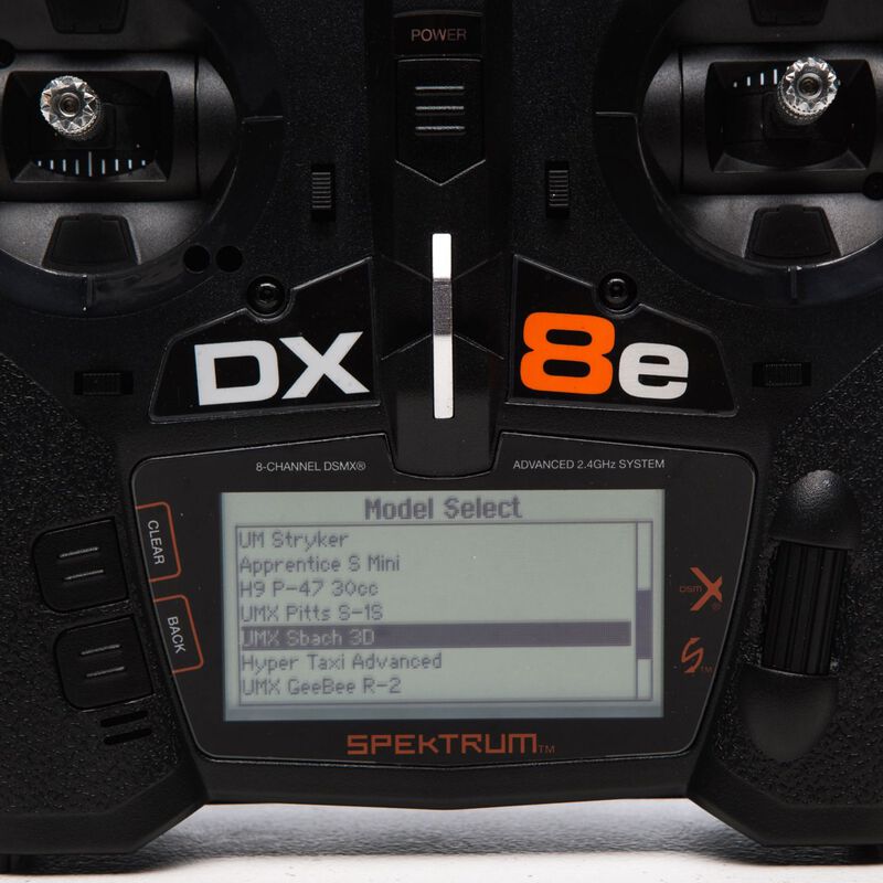 DX8e 8 Channel Transmitter Only